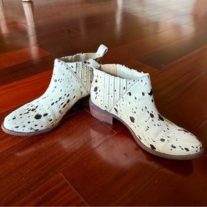 Matisse Speckled Cow Hide Bootie’s